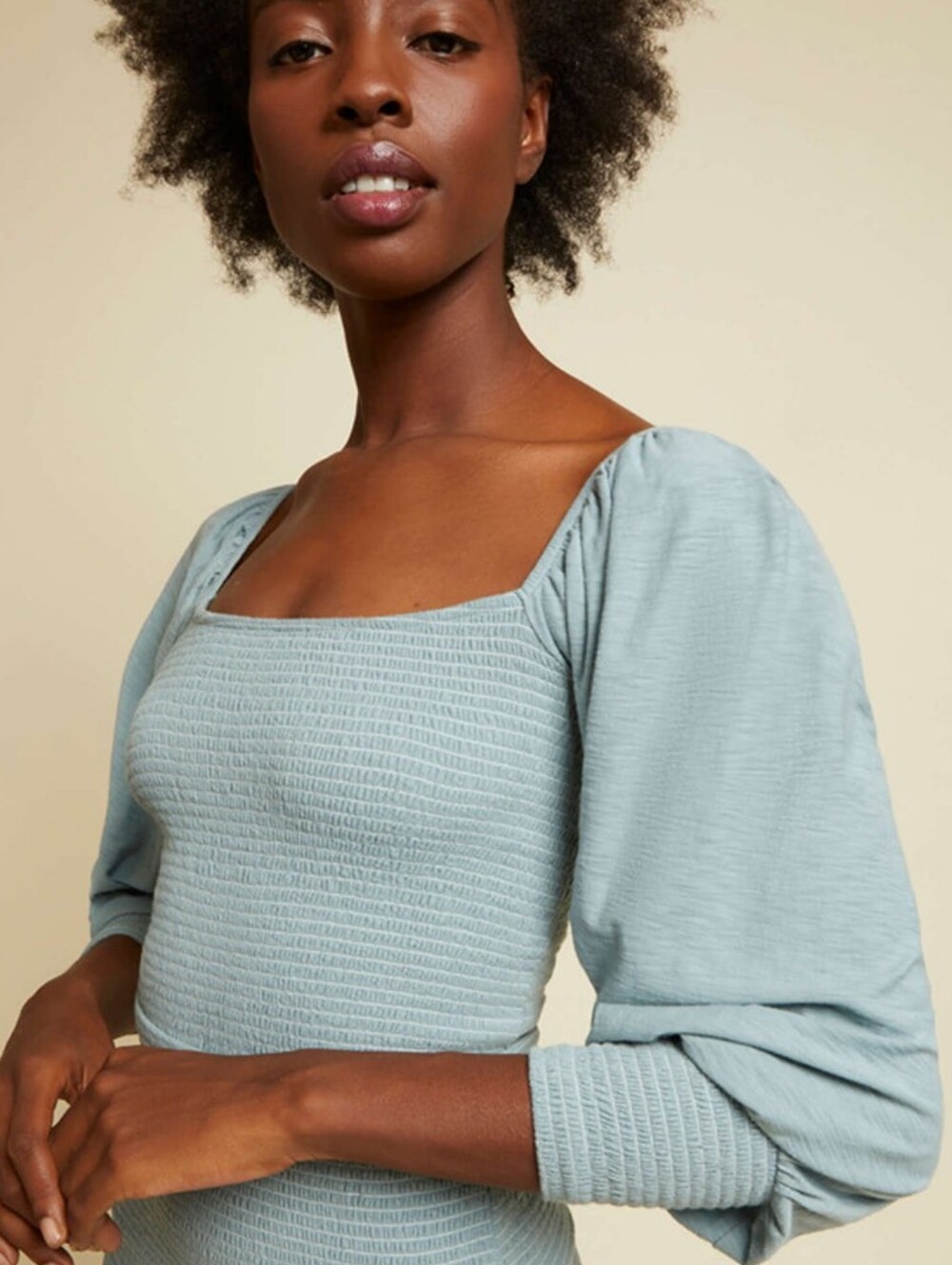 Nation LTD Iona Smocked Renaissance Tee